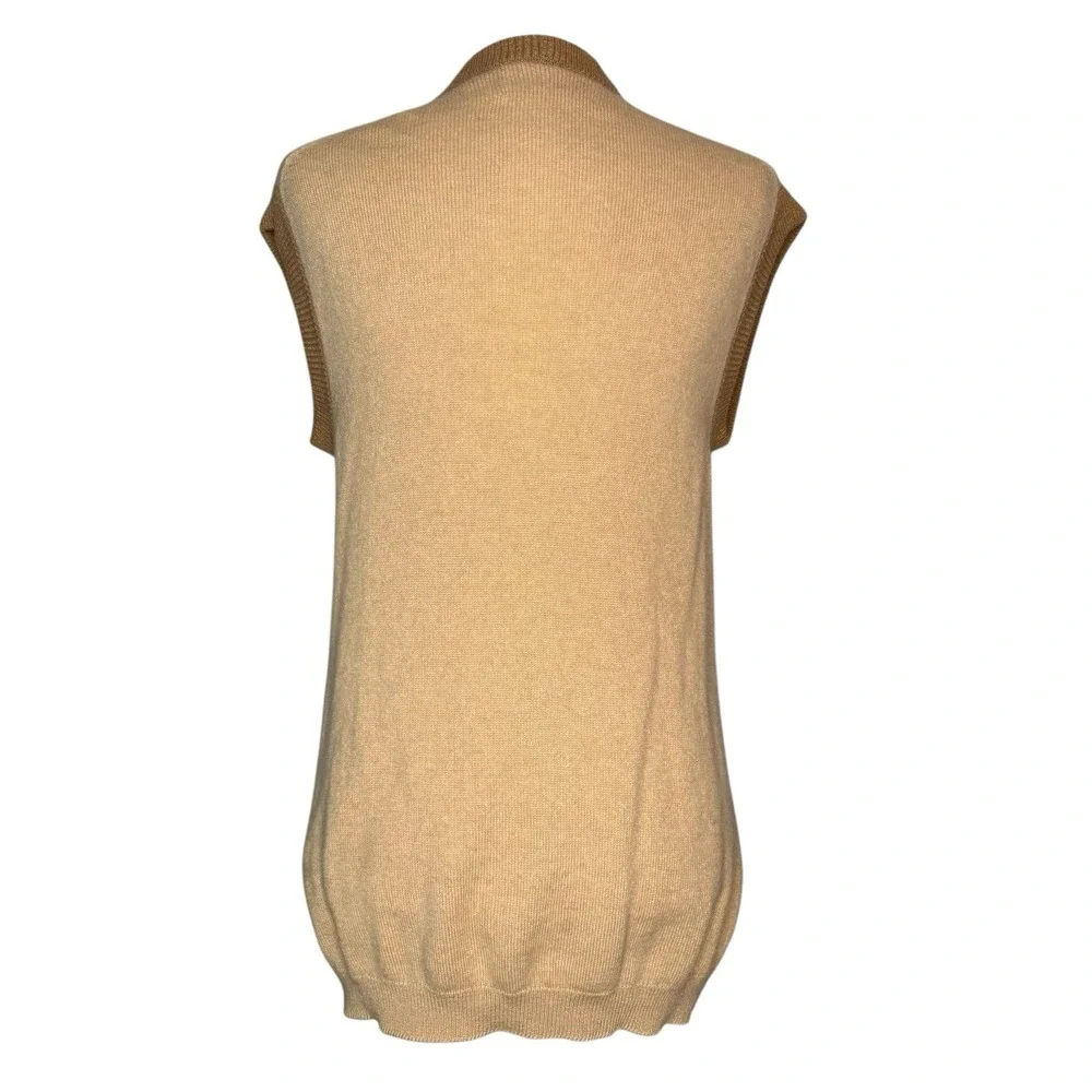 Vintage Gladstone Of Hawick Scotland M Sweater Vest Tunic‎ 100% Pure Camel Hair